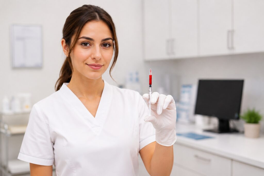 Lipo B shots syringe
