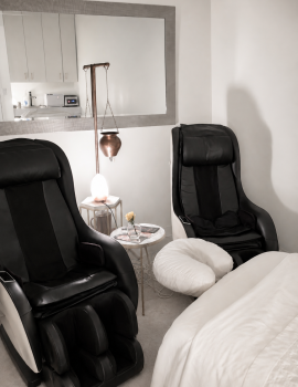 Relaxing Massage chair at LVS Med Spas